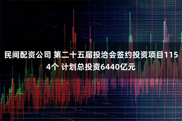 民间配资公司 第二十五届投洽会签约投资项目1154个 计划总投资6440亿元